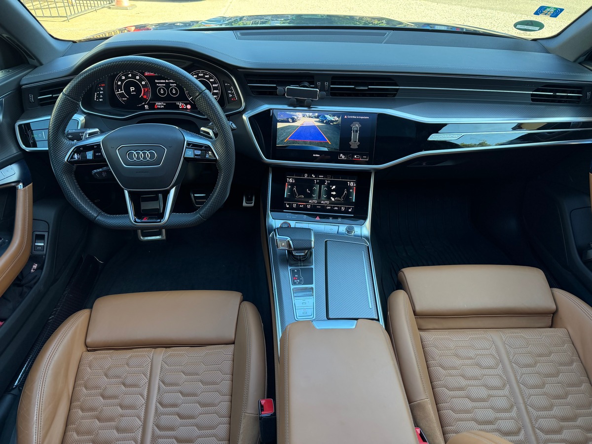 Audi RS6 Avant C8 4.0 V8 600ch FREIN CERAMIQUE / TOIT PANORAMIQUE / SIEGE AV CHAUFFANT VENTILE