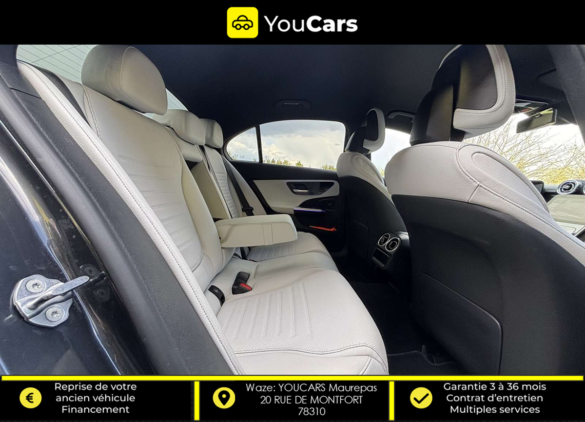Mercedes-Benz Classe C 300e Hybride 313 cv ( 204 + 129 ) PREMIERE MAIN ENTRETIEN MERCEDES