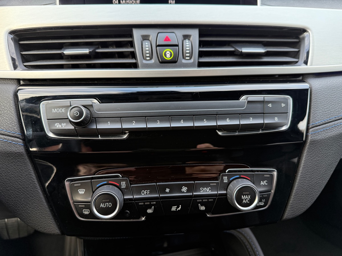 Bmw X1 (F48) LCI 18d sDrive 2.0 d Steptronic 150 cv Pack M, Suivi Complet BMW, Sièges chauffants