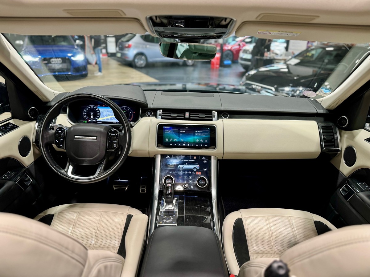 Land-Rover Range Rover Sport P400 404ch HSE Dynamic British Racing Green FULL Option 1ere main fr c