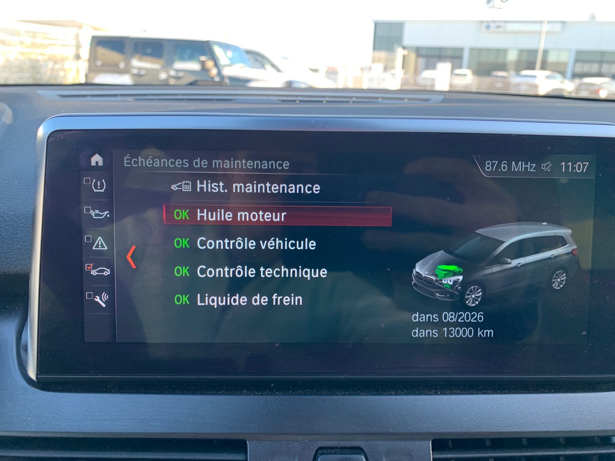 Bmw Série 2 Gran Tourer 140 | 7 places | Luxury | Caméra recul | Intérieur cuir | Coffre électrique