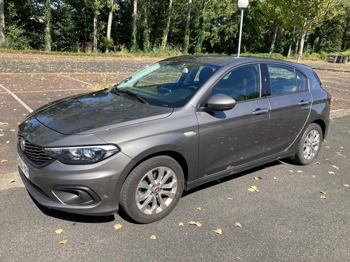 Fiat Tipo 95 ch | MY19 E6D | EASY | Caméra de recul | Régulateur vitesse | Apple Car Play