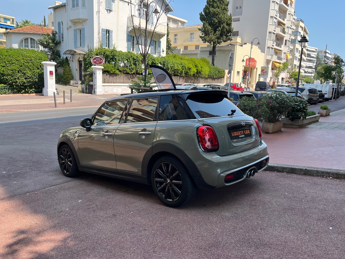 Mini Mini Cooper s 192 CV PACK JCW / TOIT OUVRANT / 5 PORTES / JANTES NOIRES/ Carplay
