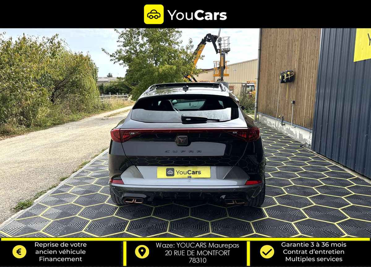 Cupra Formentor VZ Boîte auto Hybrid 1.4 TSI DSG 245 cv TOIT OUVRANT ENTRETIEN COMPLET APPLE CARPLAY