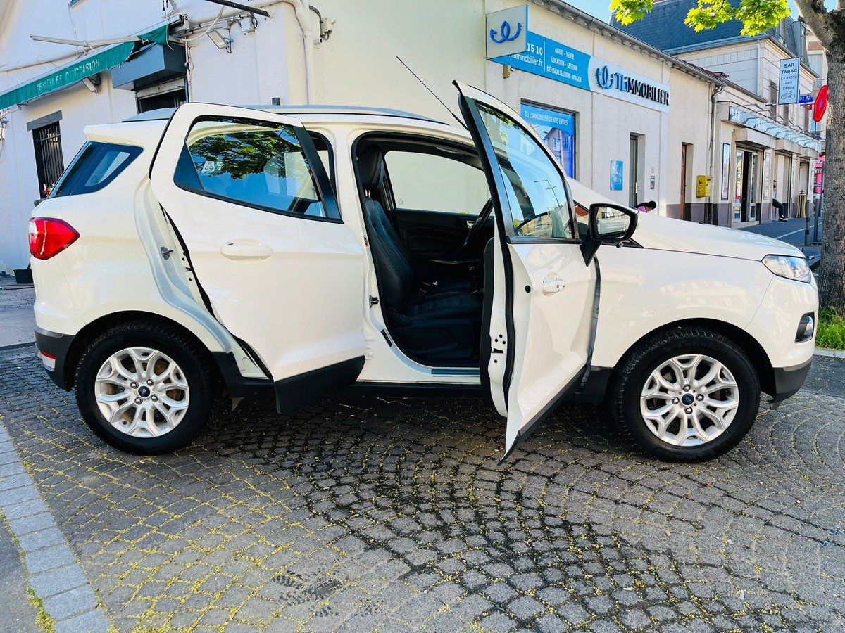 Ford EcoSport Titanium - 1.5 Tdci 95Cv Bv5 - 2ème Main - Cuir - 4xCb - Reprise Possible