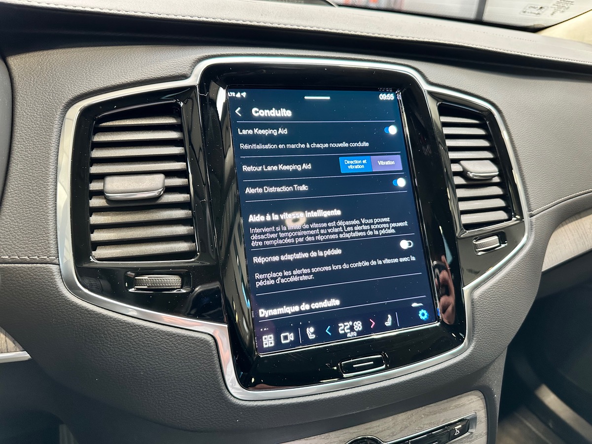 Volvo XC90 II (2) T8 AWD 455 Ultimate Style Chrome Geartronic 8 7PL 1ère Main TVA b