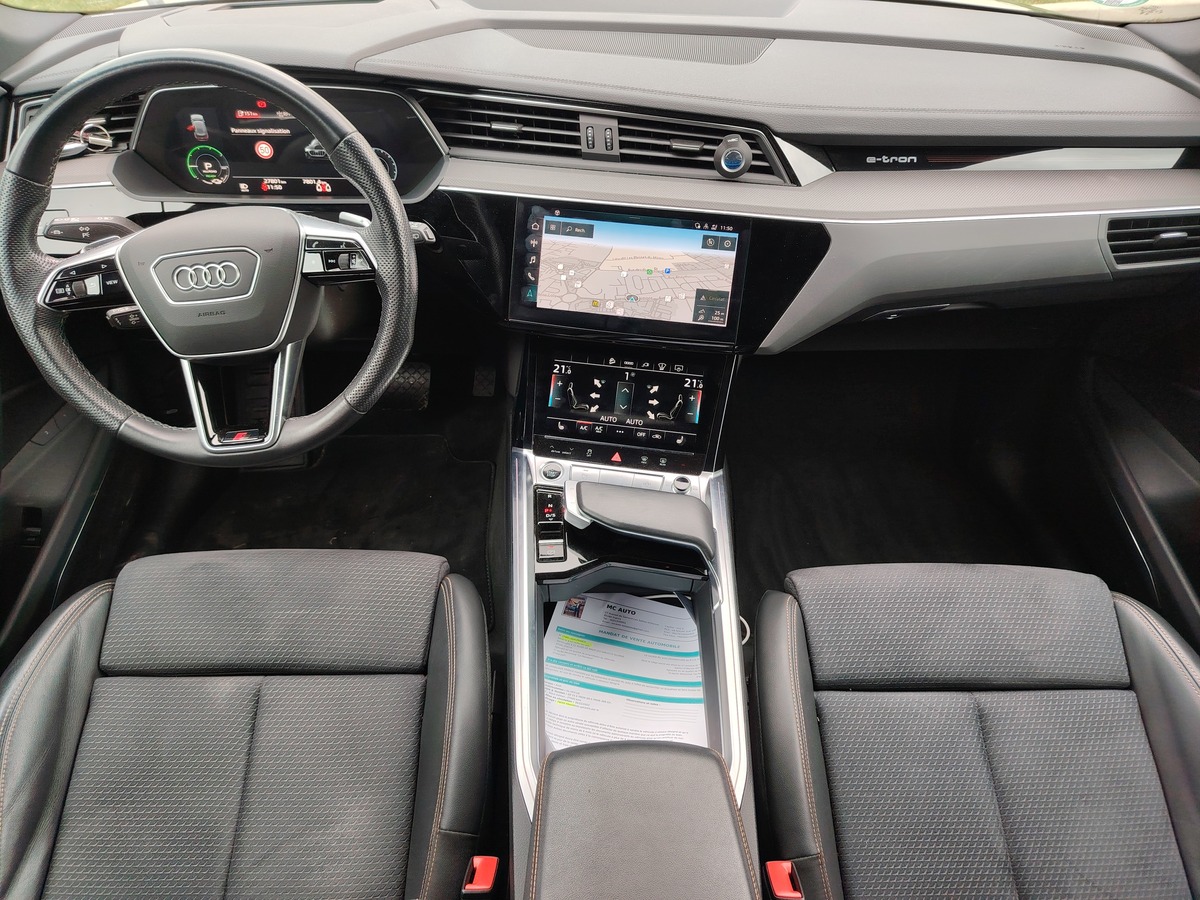 Audi Q8 55 E-TRON Q8 E-TRON 408 CH , SLINE , Black Edition , 27000 kms