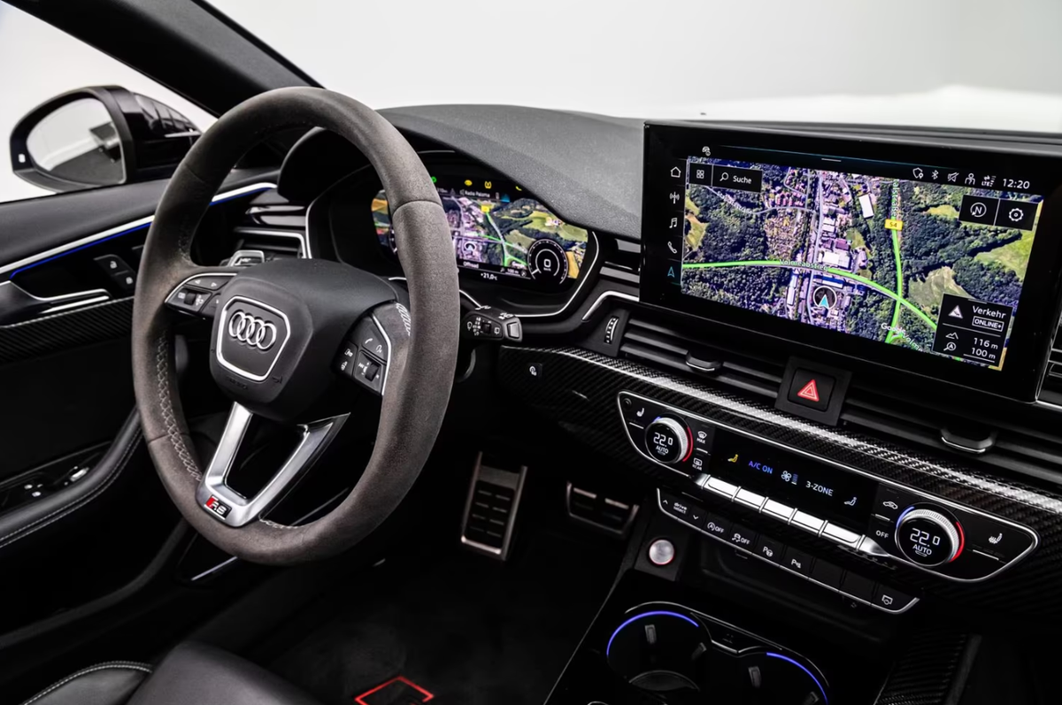Audi RS4 Avant V 2.9 V6 TFSI 450ch quattro tiptronic 8 Bleu Nogaro Bang&Olufsen Toit ouvrant