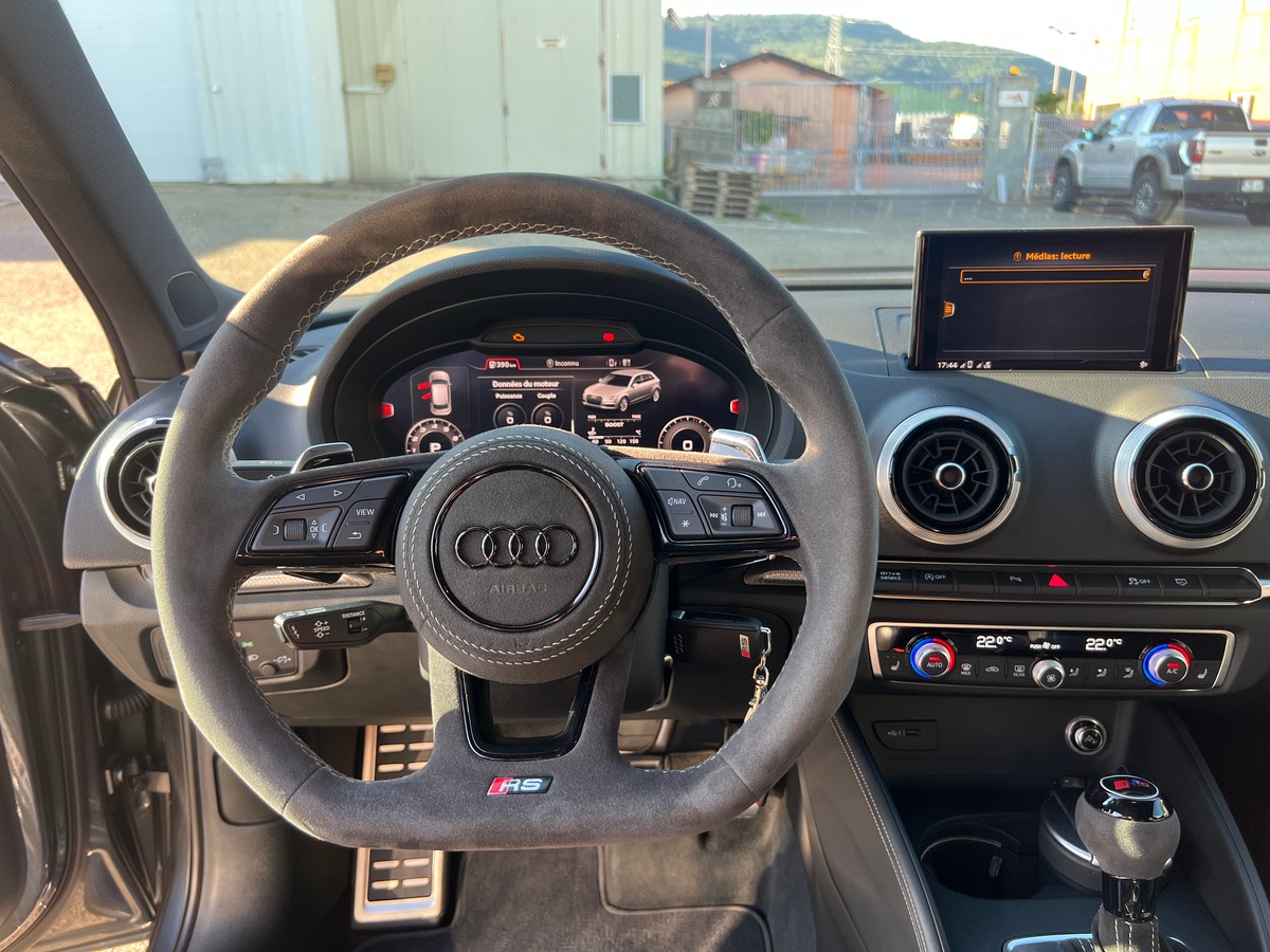 Audi RS3 Sportback Phase 2 Sportback 2.5 TFSi DAZA Quattro S-Tronic 400 cv, Garantie Juillet 2028