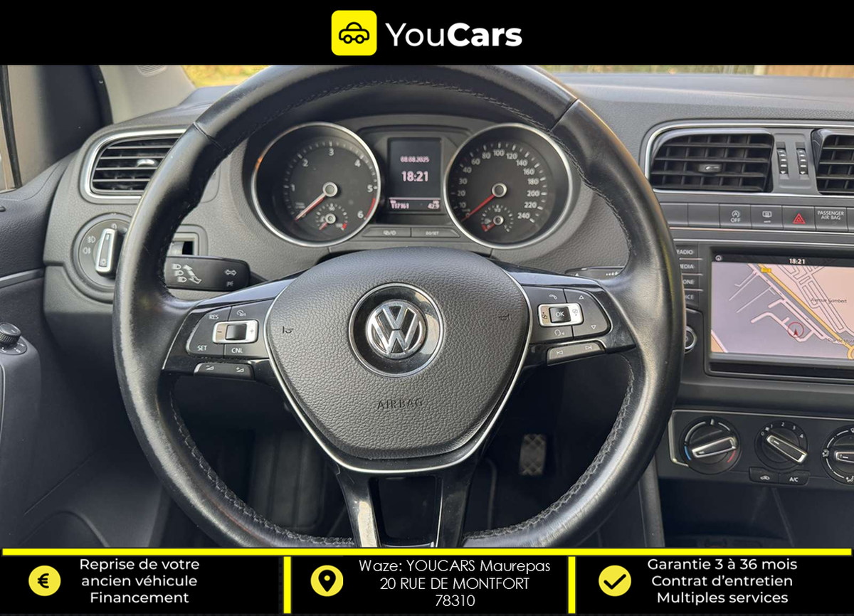 Volkswagen Polo 5 portes Phase 2 1.4 TDI 12V BlueMotion 90 cv