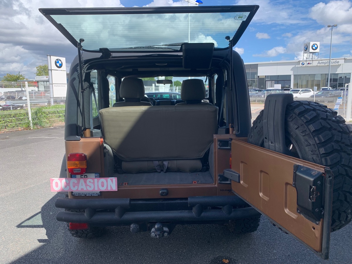 Jeep Wrangler 4WD | 177 ch | Reprogammation éthanol | Boite auto | Climatisation | Marchepieds