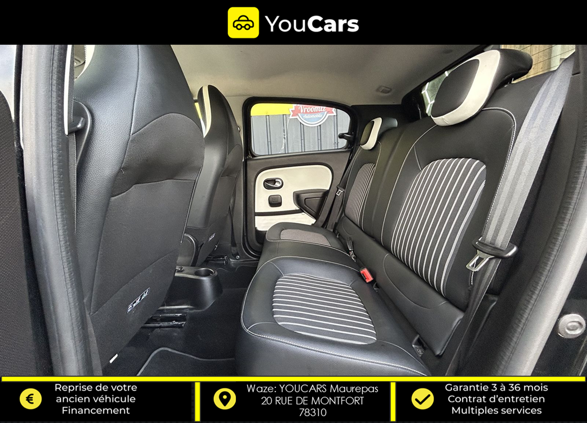 RENAULT Twingo INTENS Phase 2 1.0 SCe S&S 75 cv INTERIEUR SEMI CUIR - CARPLAY - RADAR DE RECUL