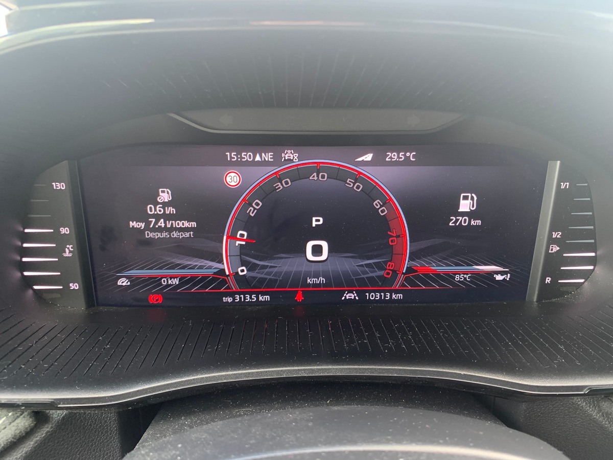 Skoda Fabia 116 chevaux | Monte carlo | Caméra de recul | GPS | Régulateur de vitesse | Roue secours