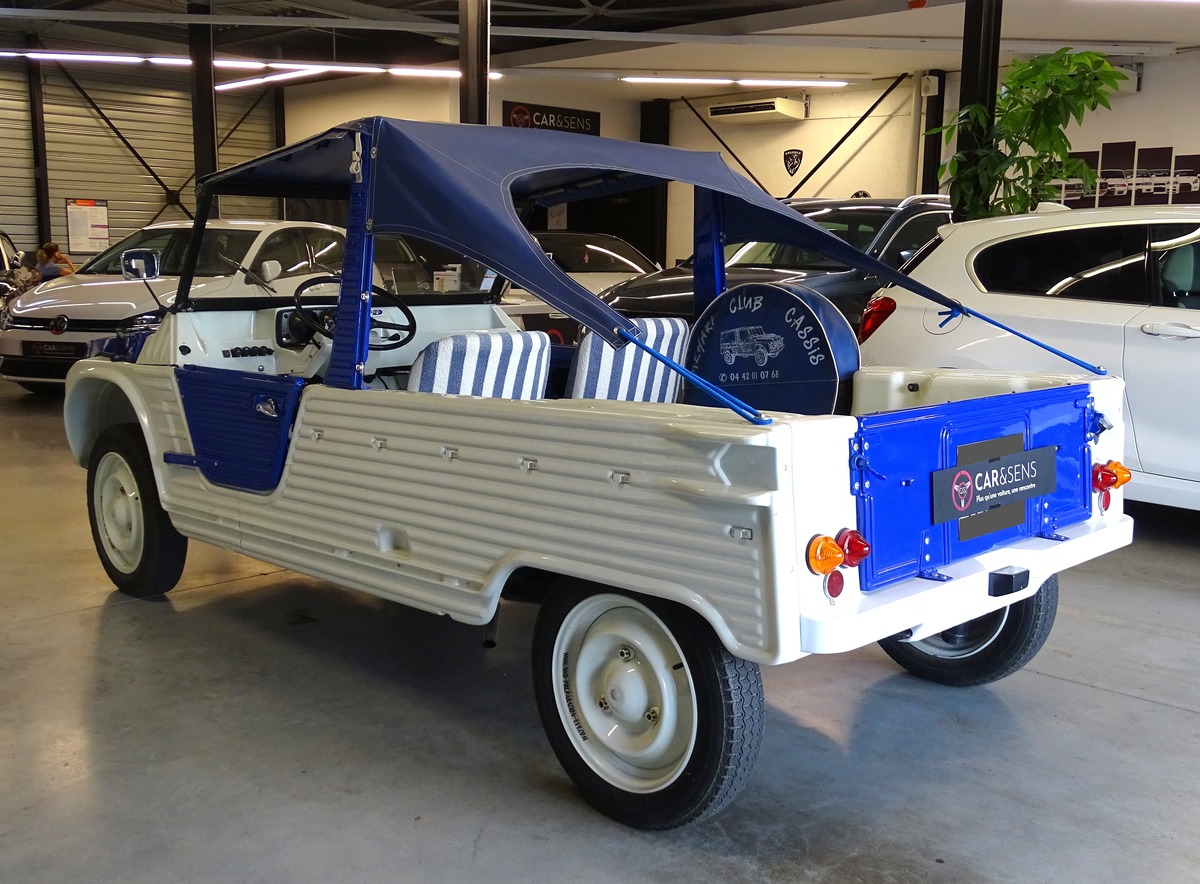 Citroën Méhari 4x2 1973 / Banquette arrière / 4 places / Baches complètes / Toit Bikini