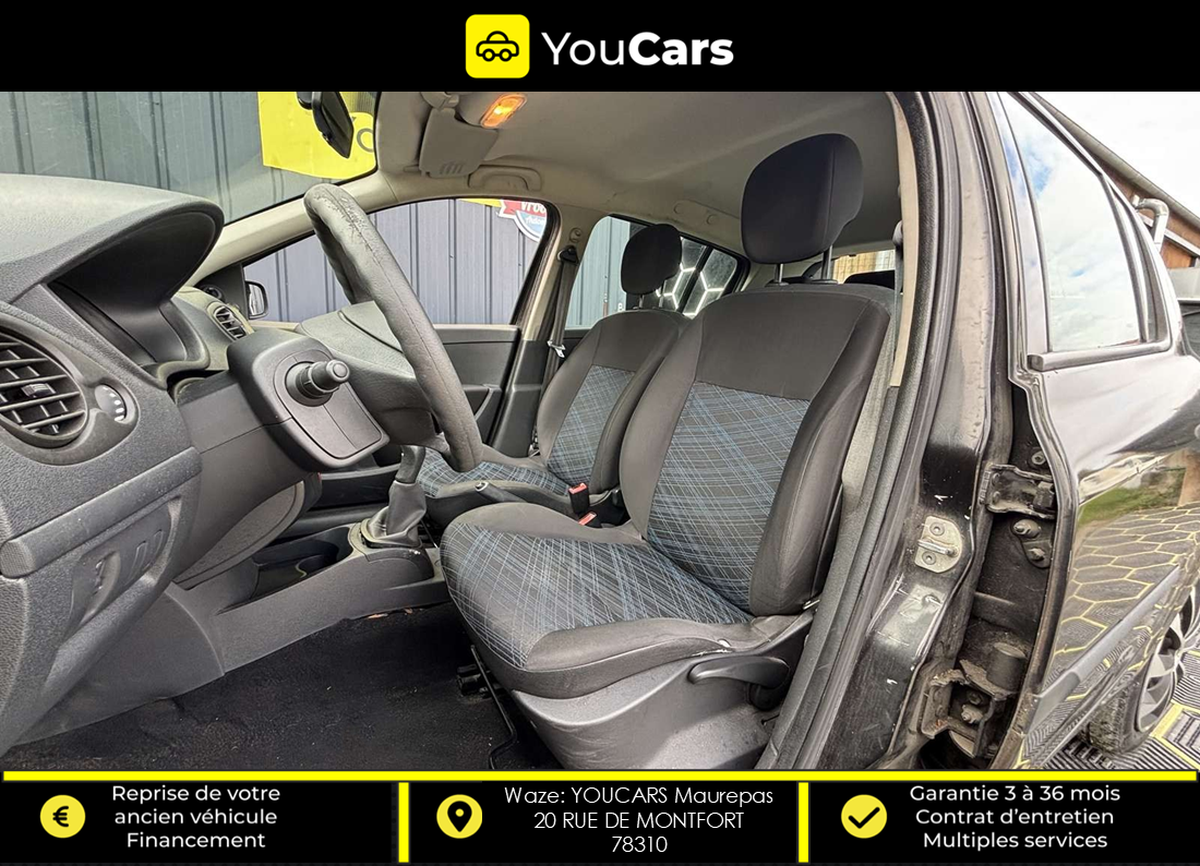 RENAULT Clio 3 III 5 Portes 1.2 i 75 cv IDEAL JEUNE PERMIS ENTRETIEN A JOUR