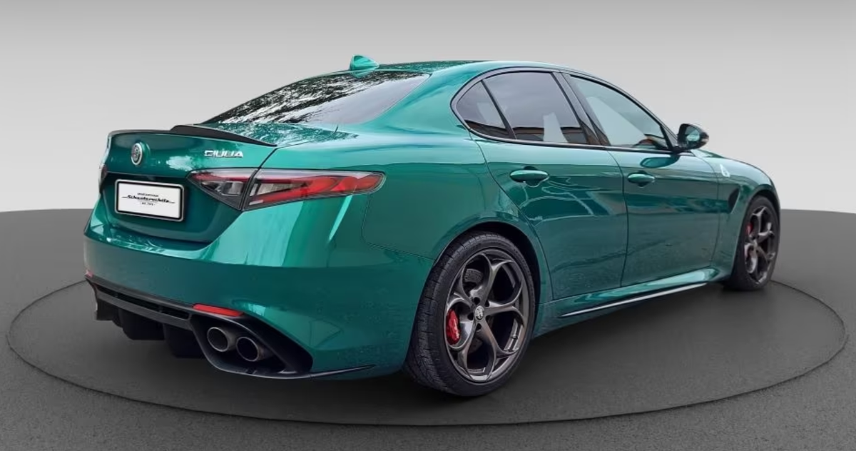 Alfa Romeo Giulia 2.9 V6 510ch Quadrifoglio AT8 Verde Montréal Harman-Kardon