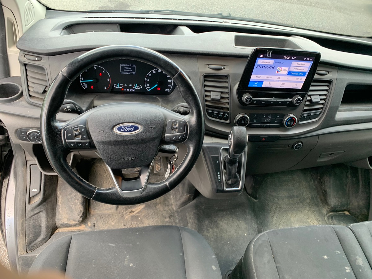 Ford Custom 130 chevaux | Trend business | L2H2 | Régulateur de vitesse | Apple car Play | 3 Places