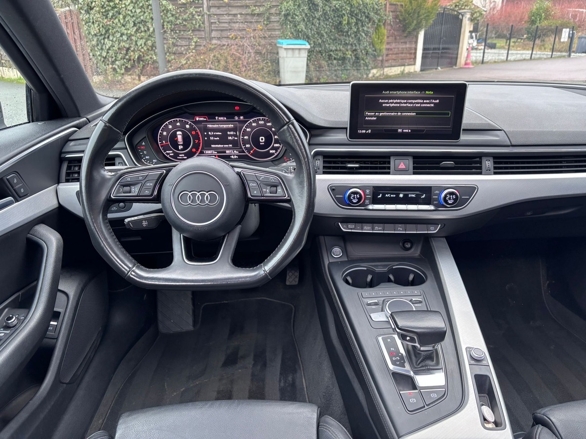 Audi A4 Avant 2.0 TFSI S-Tronic - Française - Suivi d'entretiens - CARPLAY