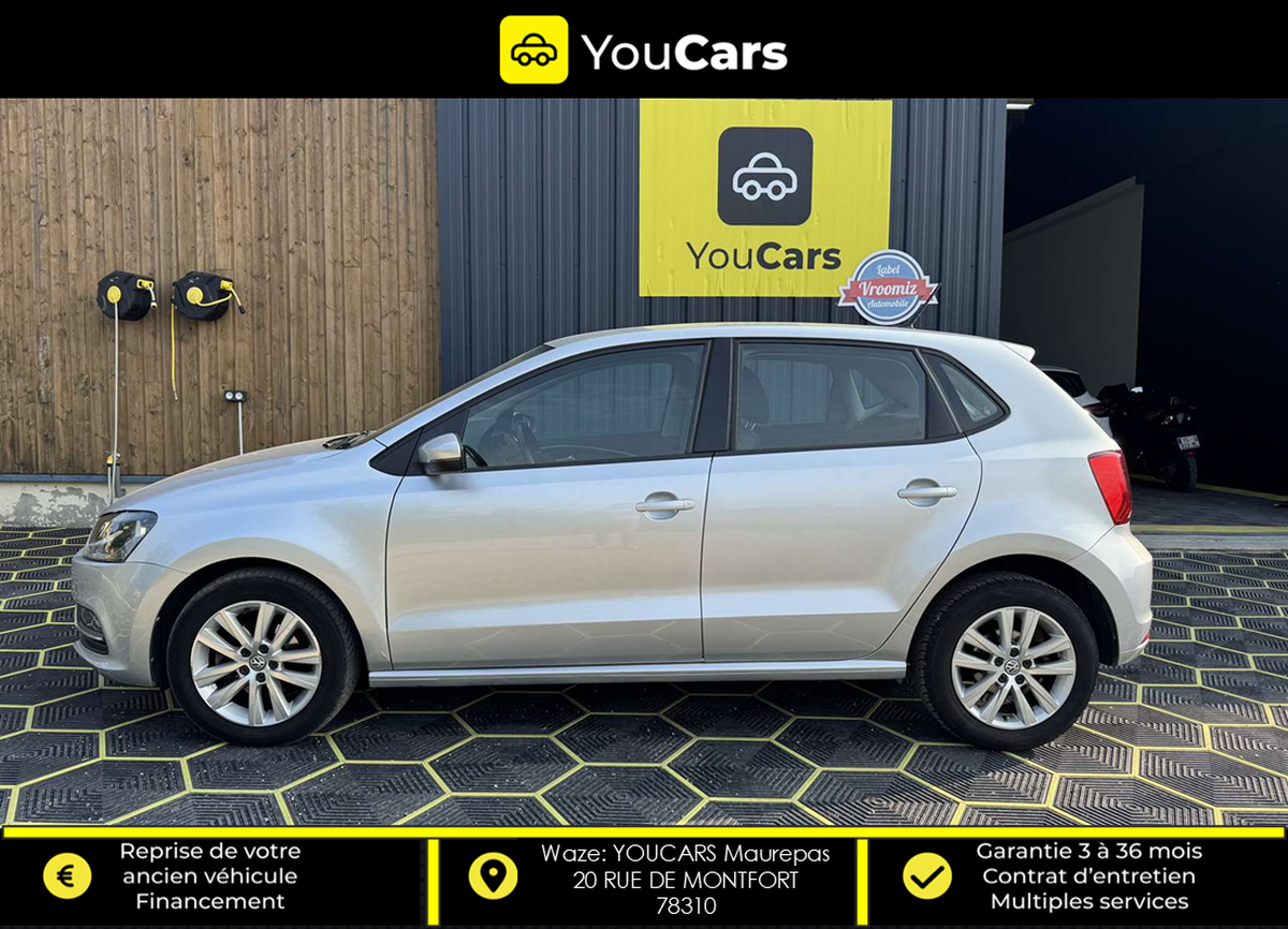 Volkswagen Polo 5 portes Phase 2 1.4 TDI 12V BlueMotion 90 cv