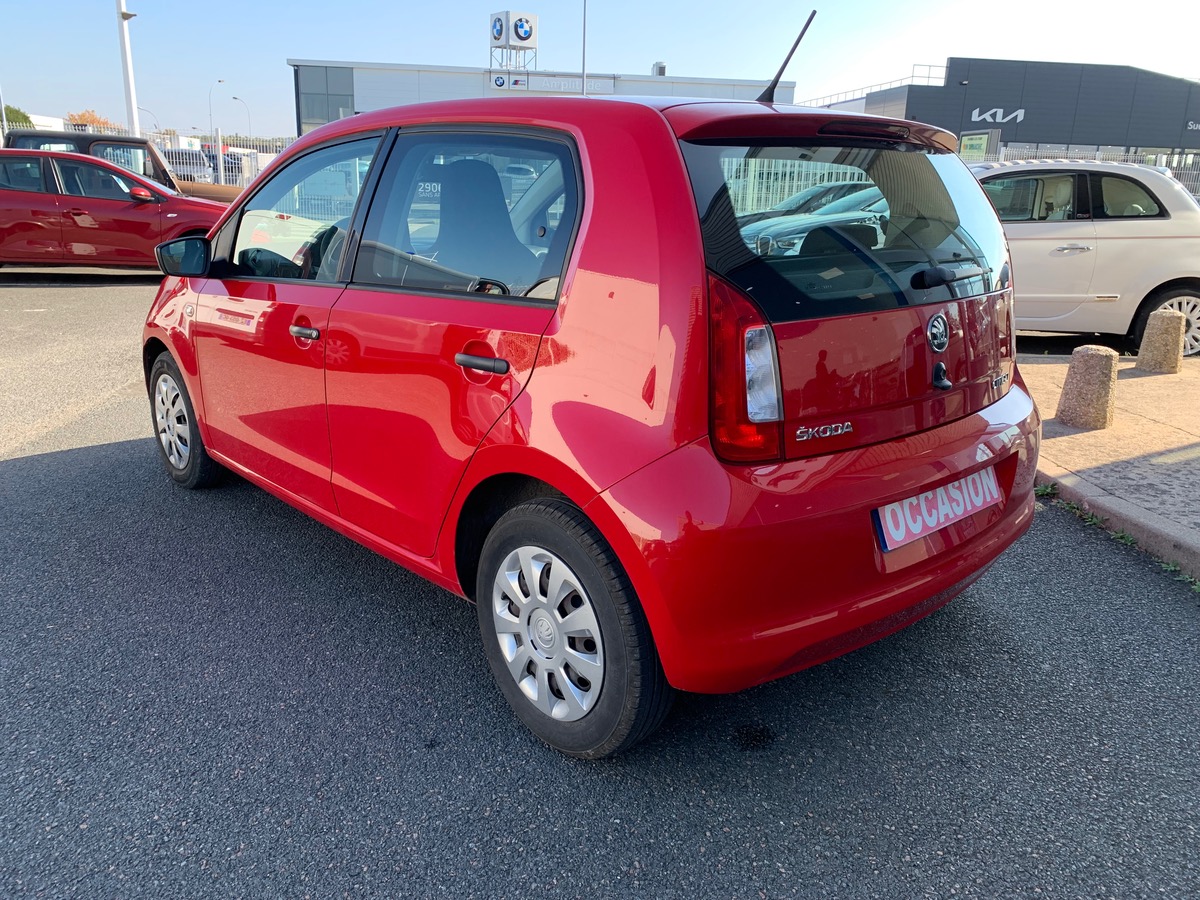 Skoda Citigo 60 ch | Rouge Tornado | ABS | Airbags | Dernier entretien à 50661 kms en 07/2025