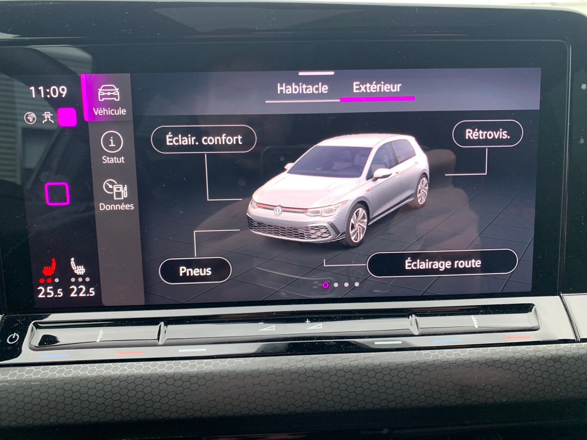 Volkswagen Golf GTI 300 ch | Clubsport | Caméra de recul | Phares de route adaptatifs, directionnels