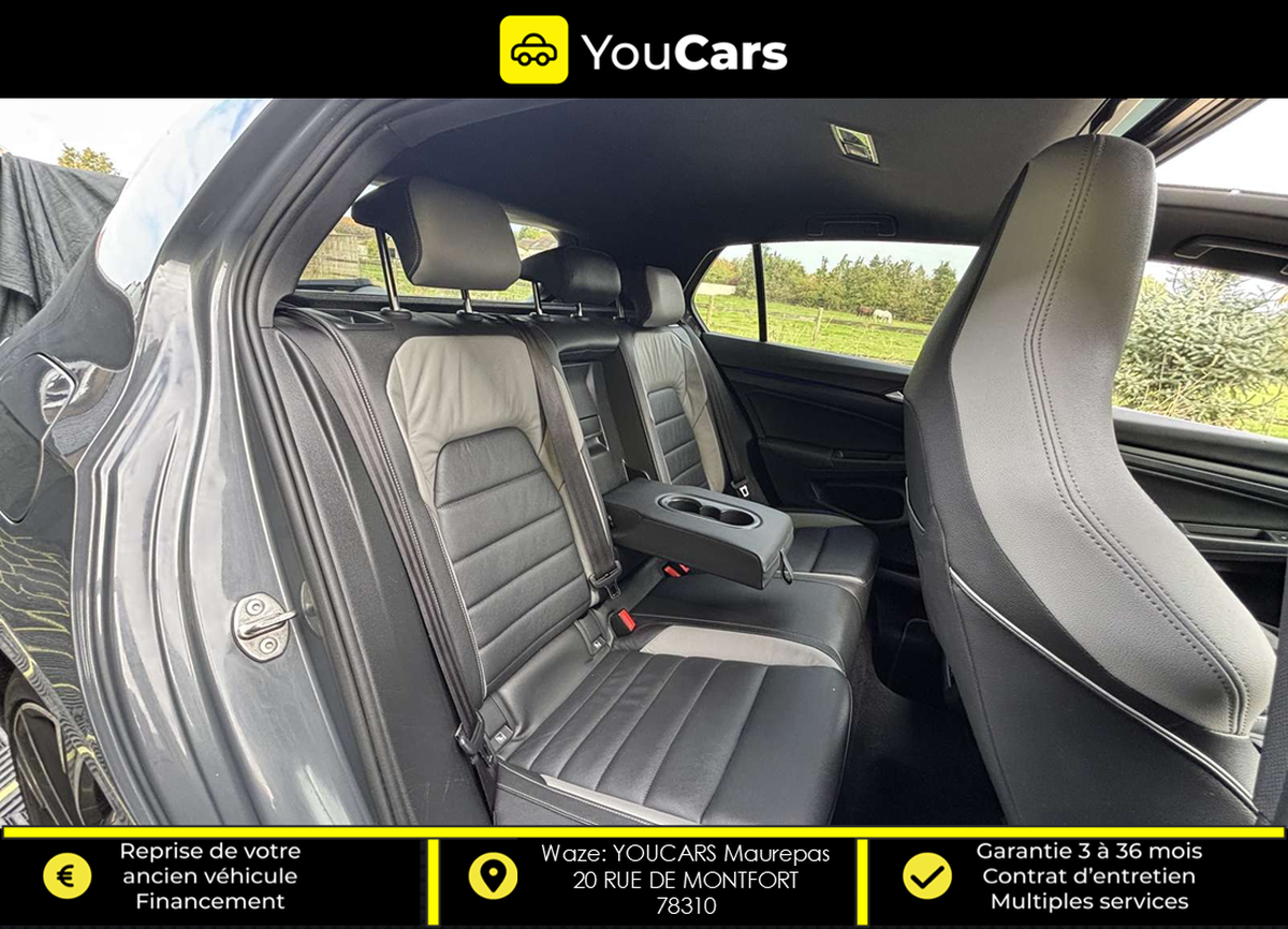 Volkswagen Golf 8 VIII Hatchback GTD 2.0 TDi DSG7 200 cv Boîte auto INTERIEUR CUIR TOIT OUVRANT