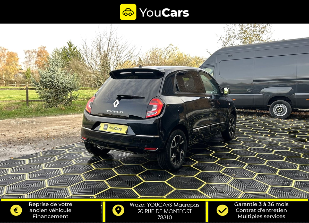 RENAULT Twingo INTENS Phase 2 1.0 SCe S&S 75 cv INTERIEUR SEMI CUIR - CARPLAY - RADAR DE RECUL