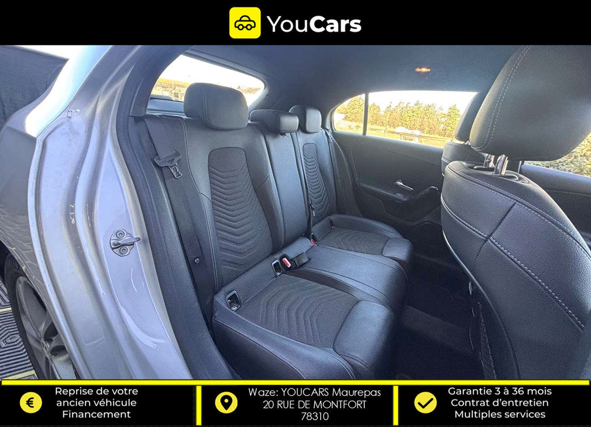 Mercedes-Benz Classe A 180 d 1.5 d 116 cv Boîte auto CAMERA DE RECUL ECLAIRAGE D'AMBIANCE