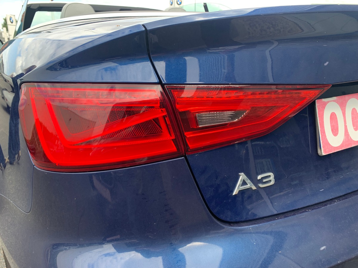 Audi A3 Cabriolet 150 chevaux | GPS | Caméra de recul | Régulateur de vitesse | Bluetooth