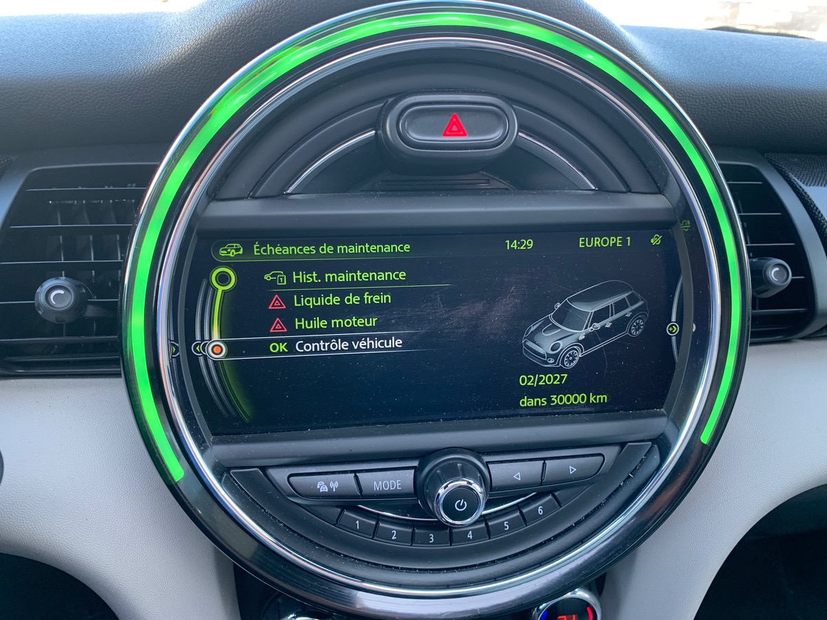 Mini Mini 5 Portes 170 ch | SD | Toit ouvrant Panoramique | Pack connected XL II | Pack city Zen II