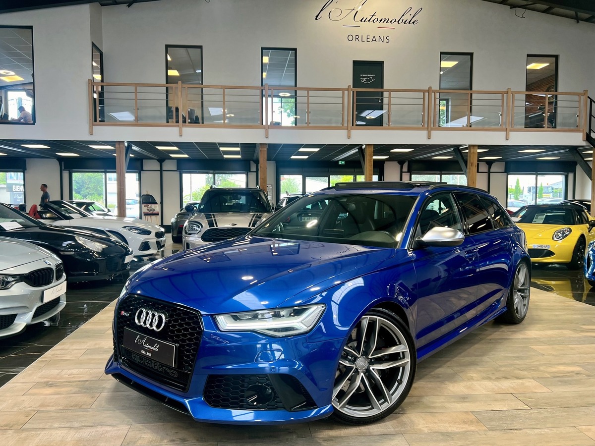 Audi RS6 Avant C7 QUATTRO 4.0 V8 TFSi 560 BLEU SEPANG MALUS INCLUS