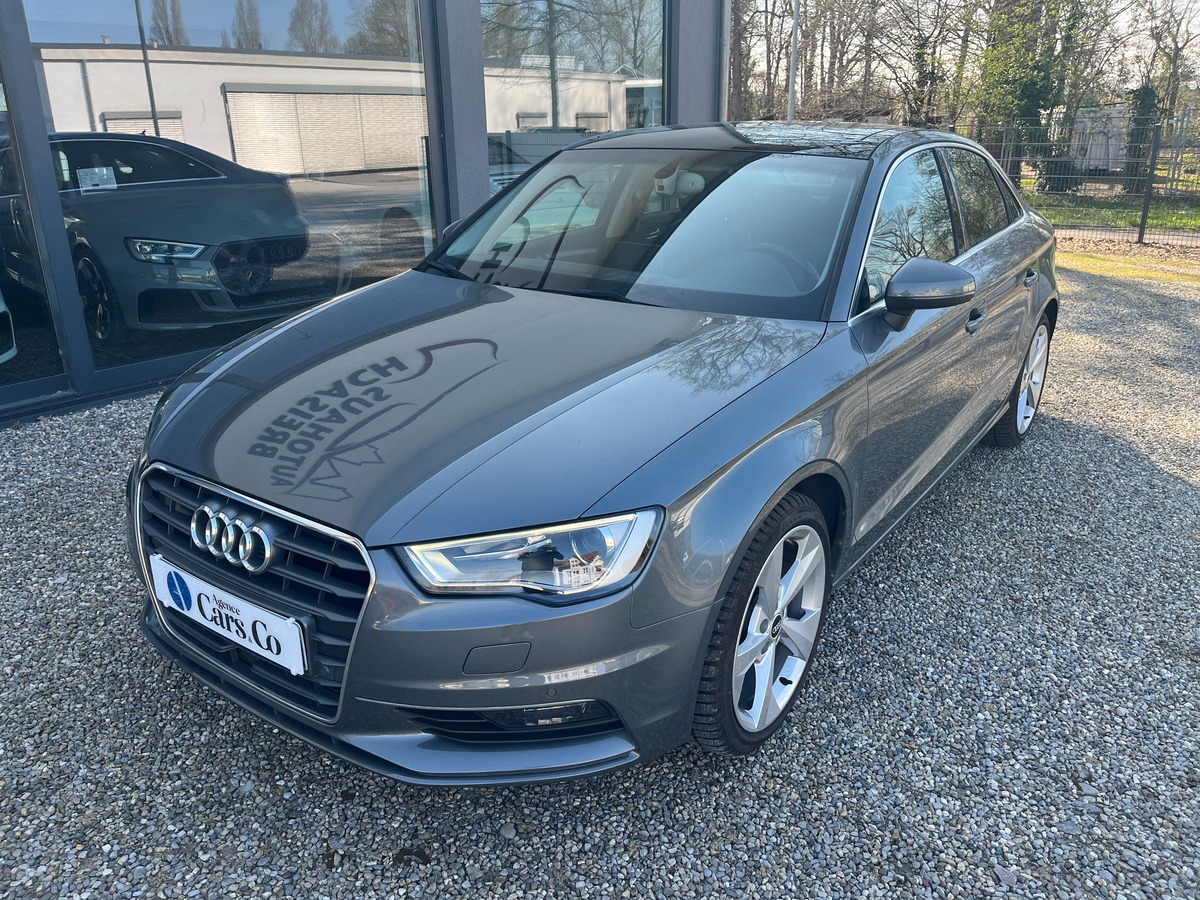 Audi A3 Berline 1.4 TFSI 150ch STRONIC 7 AMBITION LUXE, SUIVI COMPLET AUDI, TOIT OUVRANT, GPS, RADAR