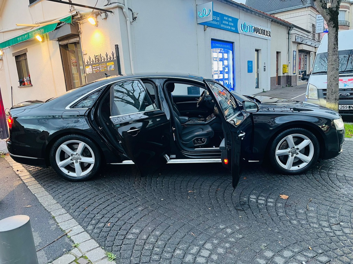 Audi A8 - Avus Extended - V8 4.2 Tdi 386 ch BVA8 - Couple 850 NM - 4-MOTION - Reprise Possible