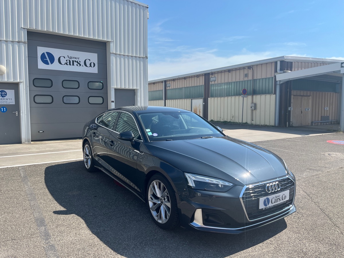 Audi A5 Sportback 40 2.0 TFSi Mild Hybrid S-Tronic7 190 cv DESIGN, suivi complet, sièges chauffants