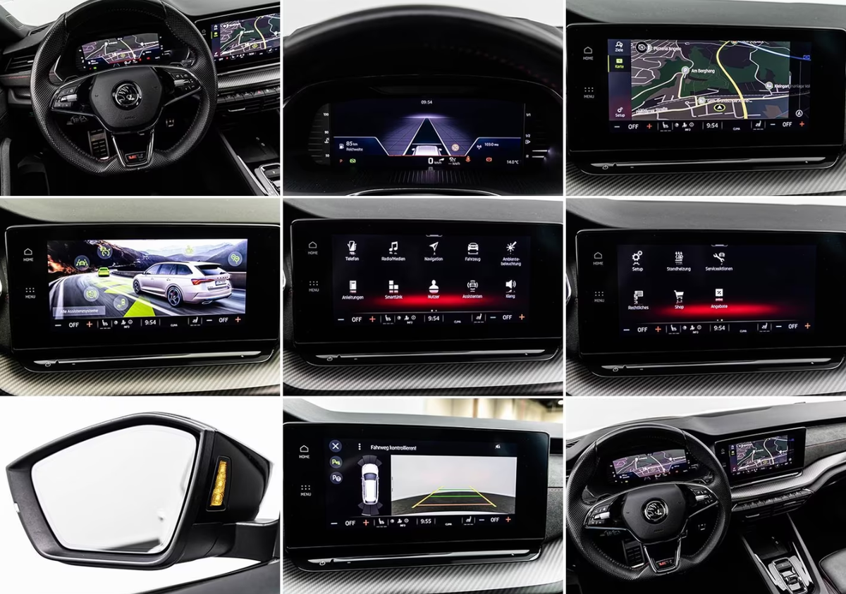 Skoda Octavia Combi IV 2.0 TDI 200ch RS DSG7/Attelage/Toit ouvrant/Matrix/Aff tête haute