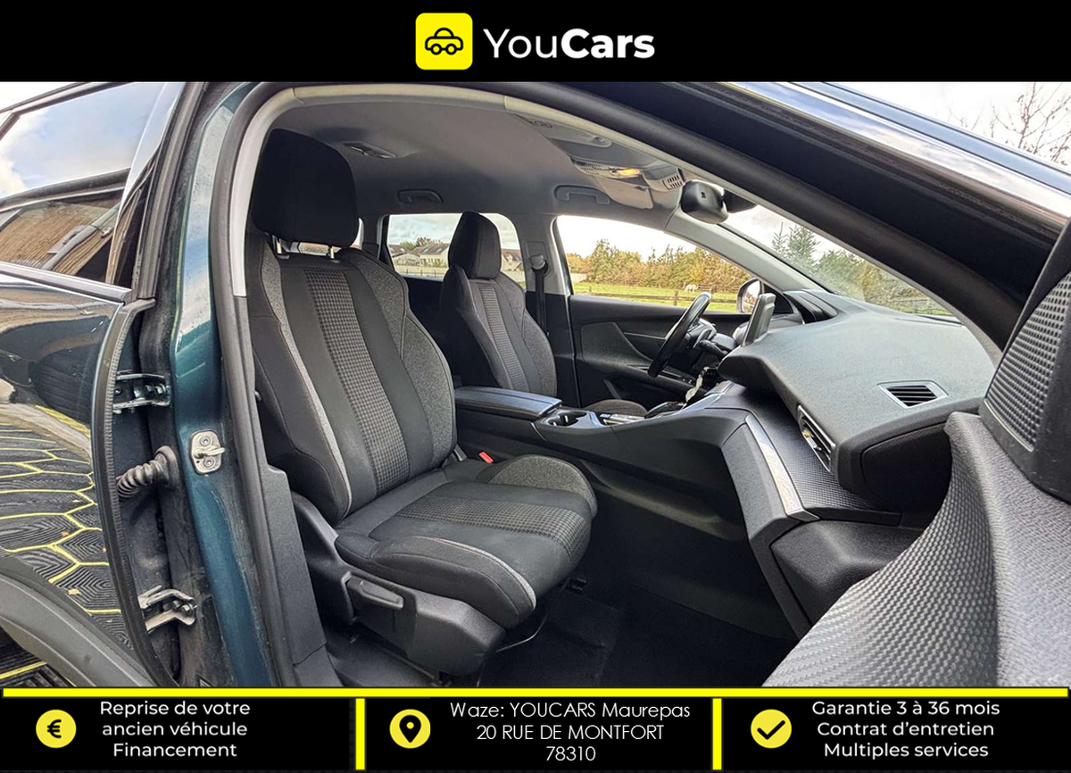 Peugeot 5008 II 1.5 BlueHDi EAT8 130 cv Boîte auto RADAR DE RECUL AV/AR ENTRETIEN A JOUR 7 places