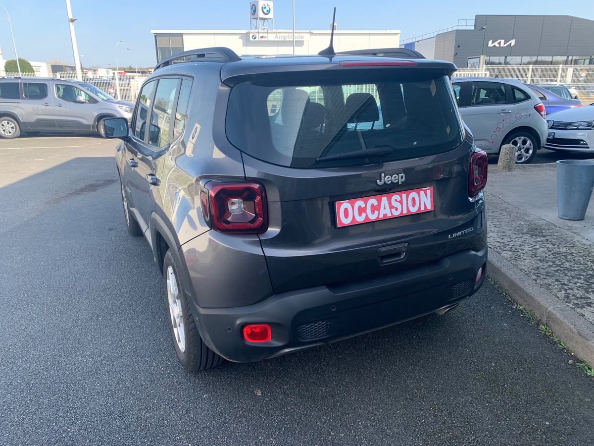 Jeep Renegade 120 ch | Limited | Caméra de recul | Régulateur de vitesse | Avertisseur Angles Morts