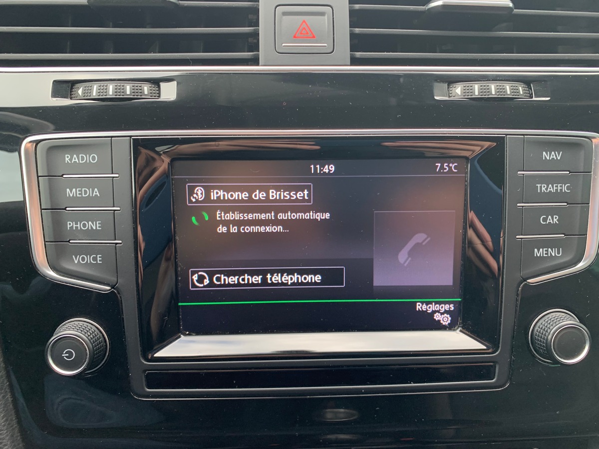 Volkswagen Golf 105 ch | Régulateur vitesse | Radar de stationnement avant arriére | GPS | Bluetooth