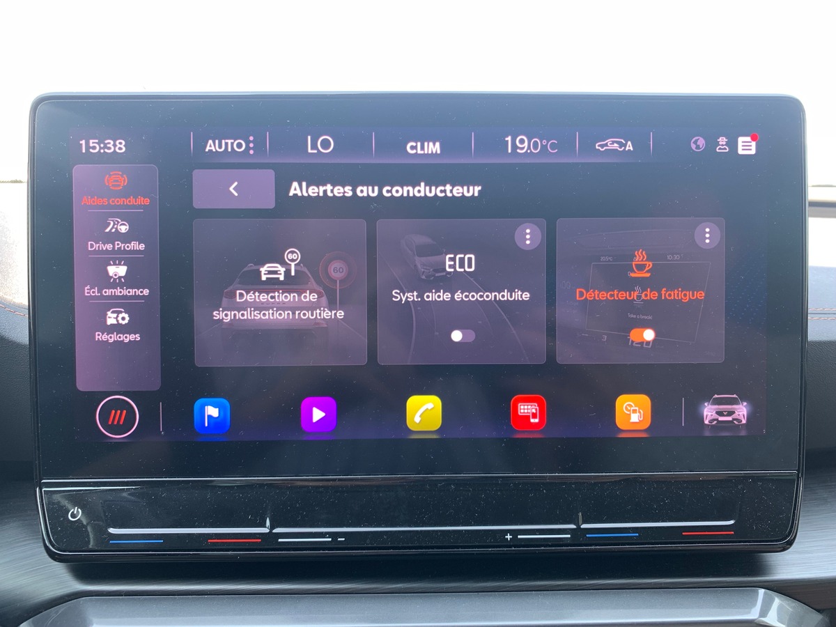Cupra Formentor 150 ch | V | Caméra recul | Apple car Play | Volant chauffant | Régulateur adaptatif