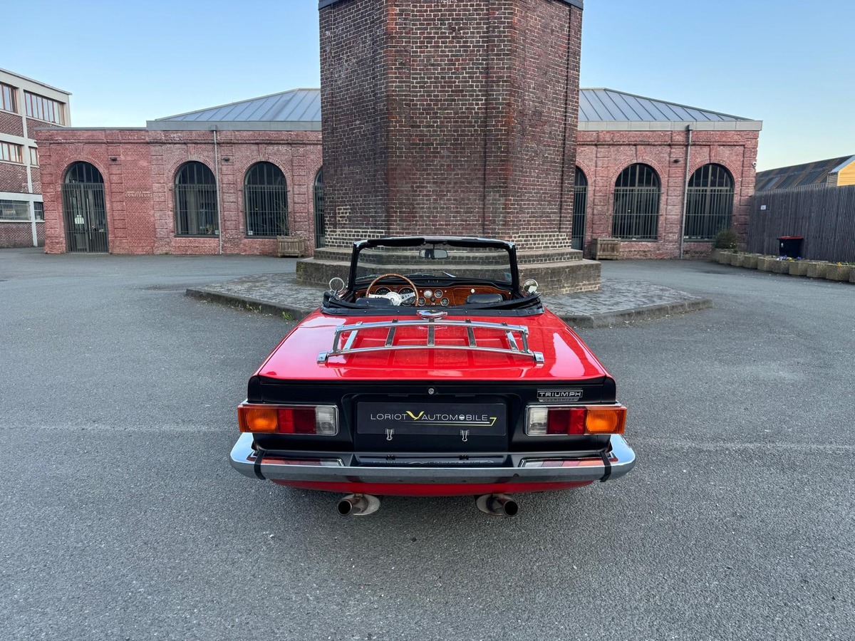 Triumph TR 6 Overdrive cabriolet 1976 - conduite à gauche