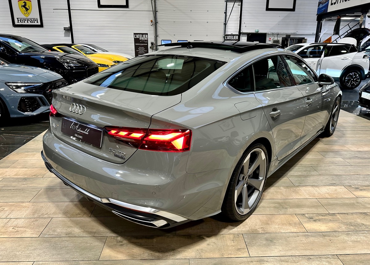 Audi A5 Sportback II (2) 50 TDI 286 S Line Quattro Tiptronic 8 1ère Main FR a