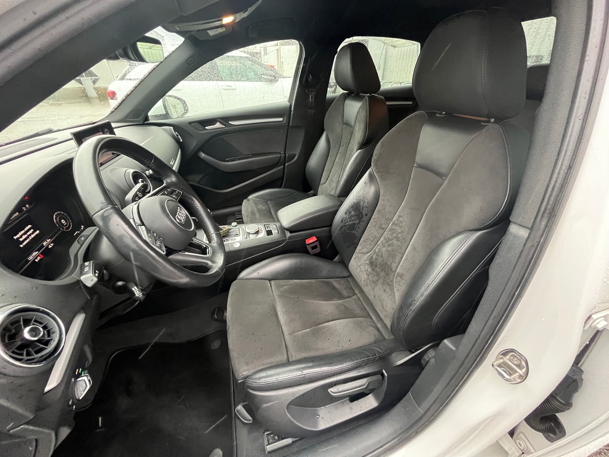 Audi A3 Berline 2.0 150ch BUSINESS DSG, SUIVI COMPLET, VIRTUAL COCKPIT, CAMERA, KEYLESS, REGULATEUR