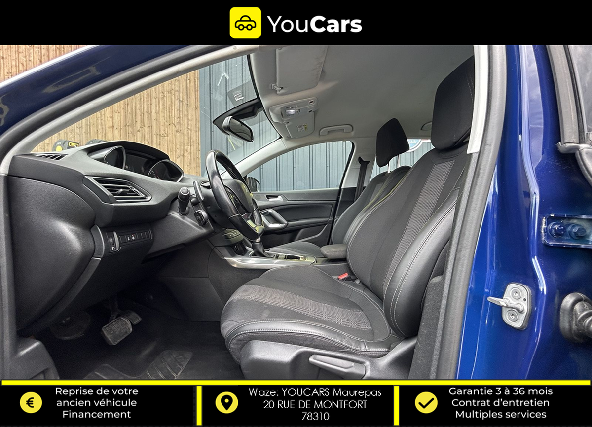 Peugeot 308 ACTIVE BUSINESS R 1.5 BlueHDi EAT6 130 cv BOITE AUTO - CARPLAY - RADAR DE RECUL