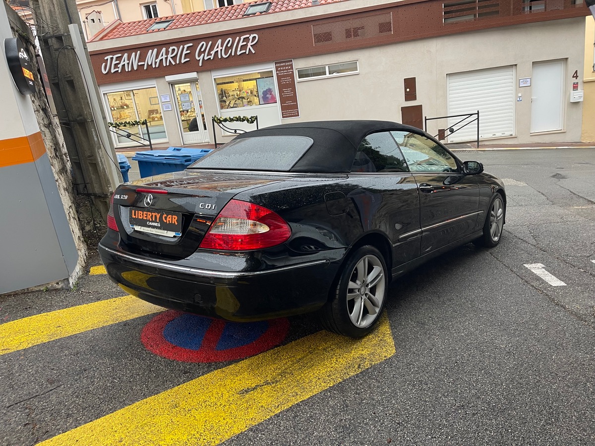 Mercedes Benz CLK Cabriolet 320 CDI 3.0 V6 224 CV / Avant Garde / Intérieur Cuir / GPS / Radar