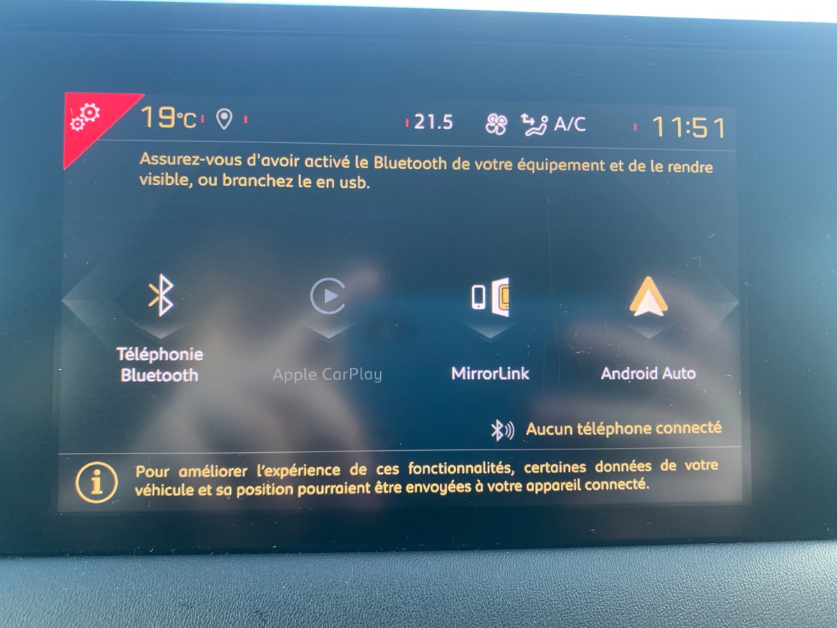 DS DS 3 110 chevaux | So Chic | Caméra de recul | Apple car play Android auto | Régulateur vitesse