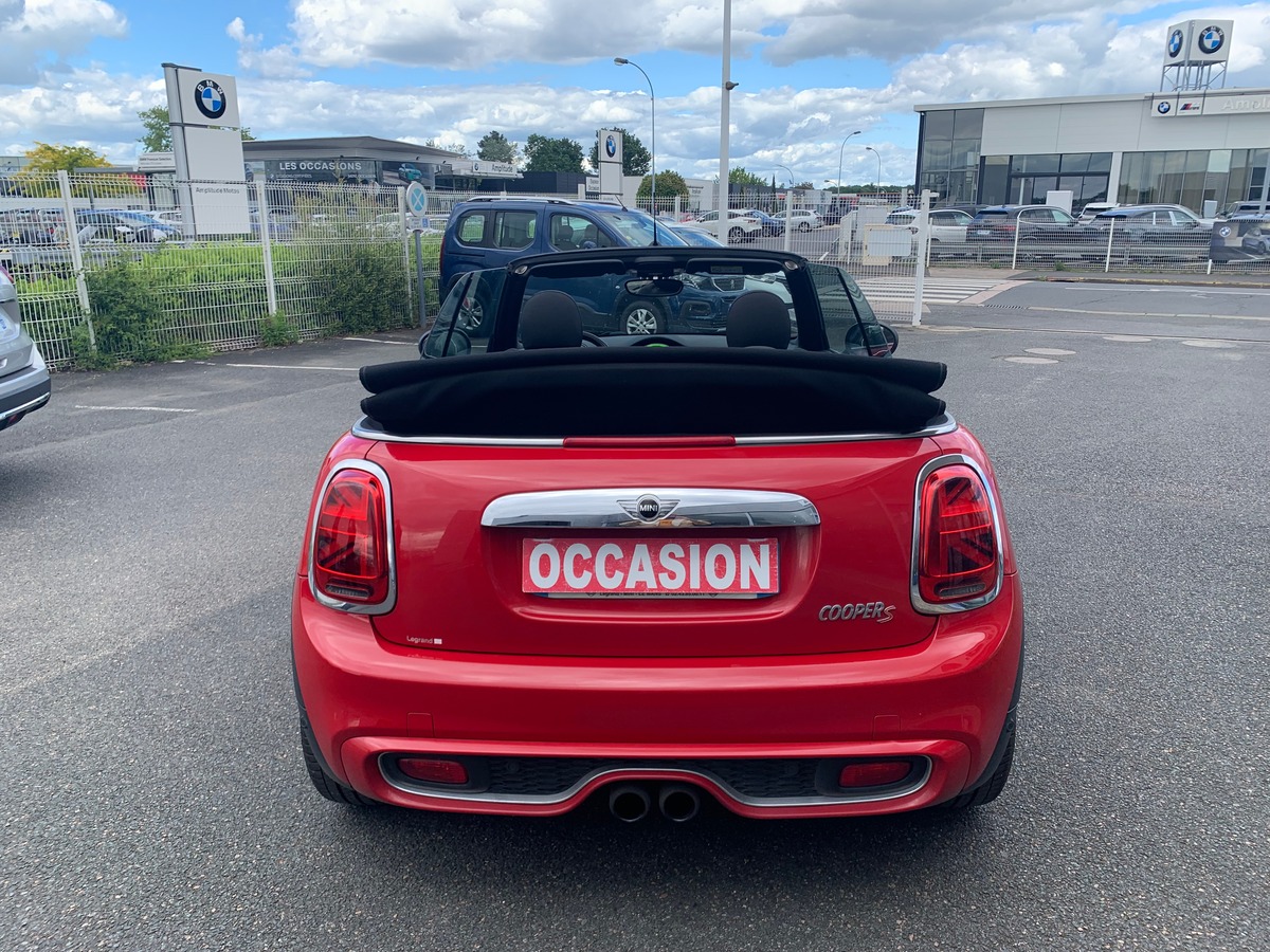 Mini Cabrio 192 chevaux | S | Mode Sport | Siéges chauffants | Régulateur de vitesse | Radar arrière