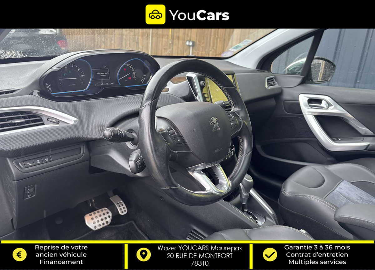 Peugeot 208 Phase 2 FELINE 5 Portes 1.2 THP EAT6 110 cv Boîte auto TOIT PANORAMIQUE CAMERA DE RECUL
