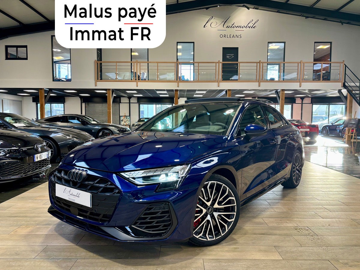 Audi S3 LIMOUSINE TFSI 333 2025 + AKRAPOVIC NEUVE FRANCAISE h
