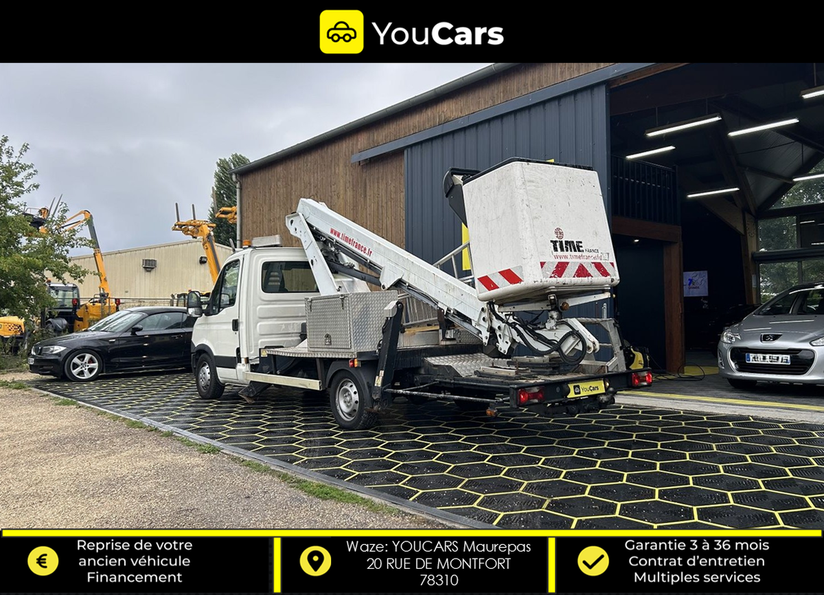 Iveco Daily V Châssis Cabine 35S13 2.3 LD DPF BVM6 126 cv NACELLE 16 METRES