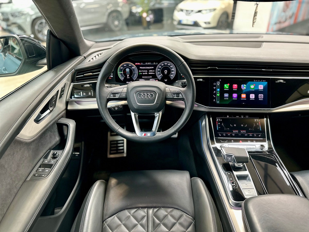 Audi Q8 60 TFSIE 462 Compétition Tiptronic 8 Quattro 1ère Main FR Full Options